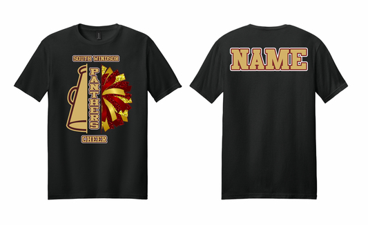 Panthers Cheer Pom/Megaphone T Shirt