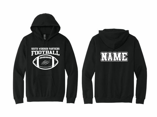 Panthers Ripped Football Hoodie
