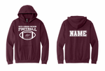 Panthers Ripped Football Hoodie