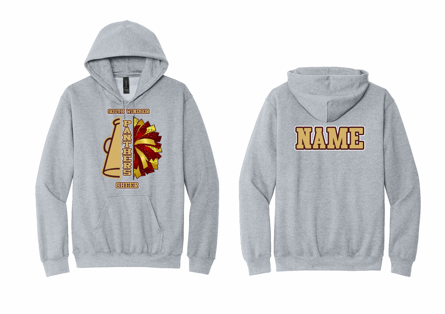 Panthers Cheer Pom/Megaphone Hoodie