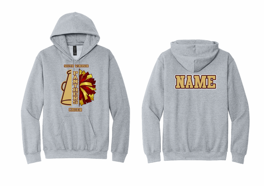 Panthers Cheer Pom/Megaphone Hoodie