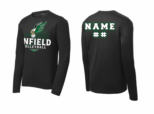 Enfield Boys' Volleyball Long Sleeve Warm-Up T-Shirts ST350LS