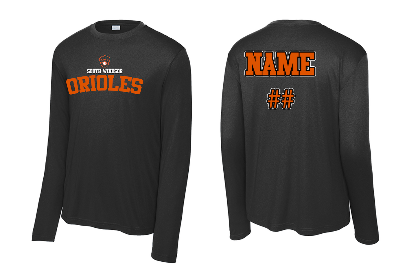 Orioles Moisture-Wicking Long-Sleeve ST350LS/YST350LS
