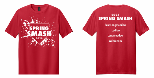 SoftStyle SPRING SMASH 2026 T Shirts - White Home Plate Design
