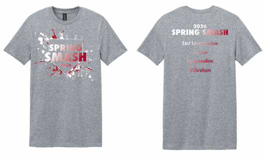 SoftStyle SPRING SMASH 2026 T Shirts - Red&White Home Plate Design