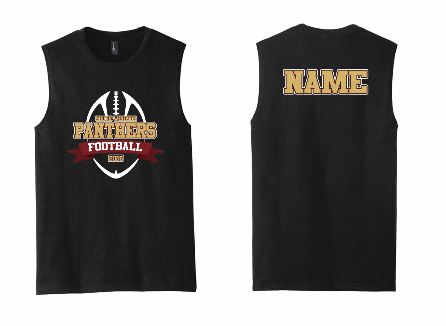 Panthers Football 2026 Sleveless T-Shirt
