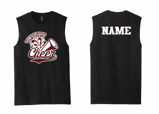 Panthers Cheer Sleveless T-Shirt
