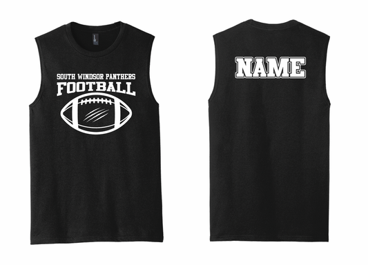 Panthers Ripped Football Sleveless T-Shirt