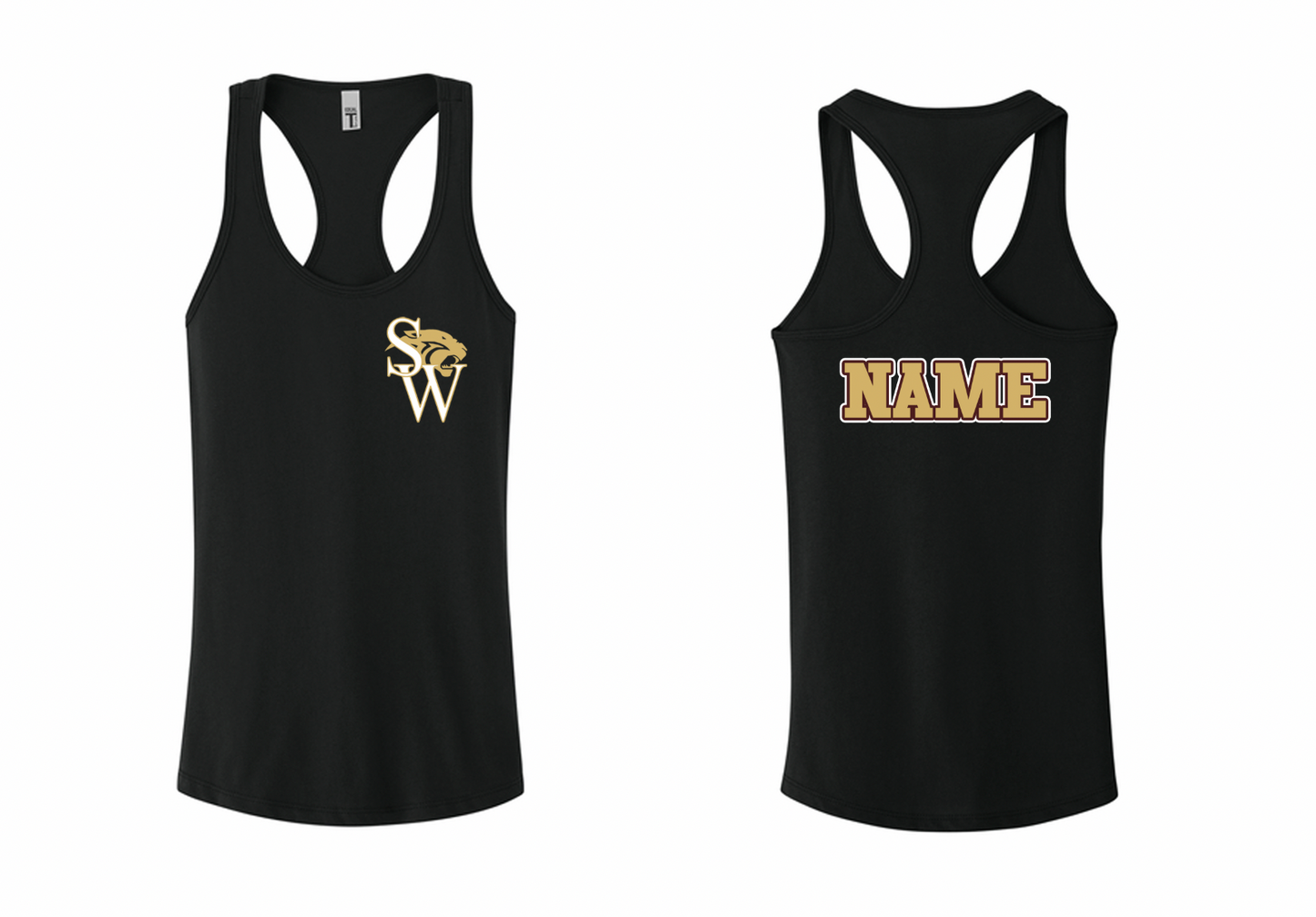 Panthers Logo Emblem Racerback Tank