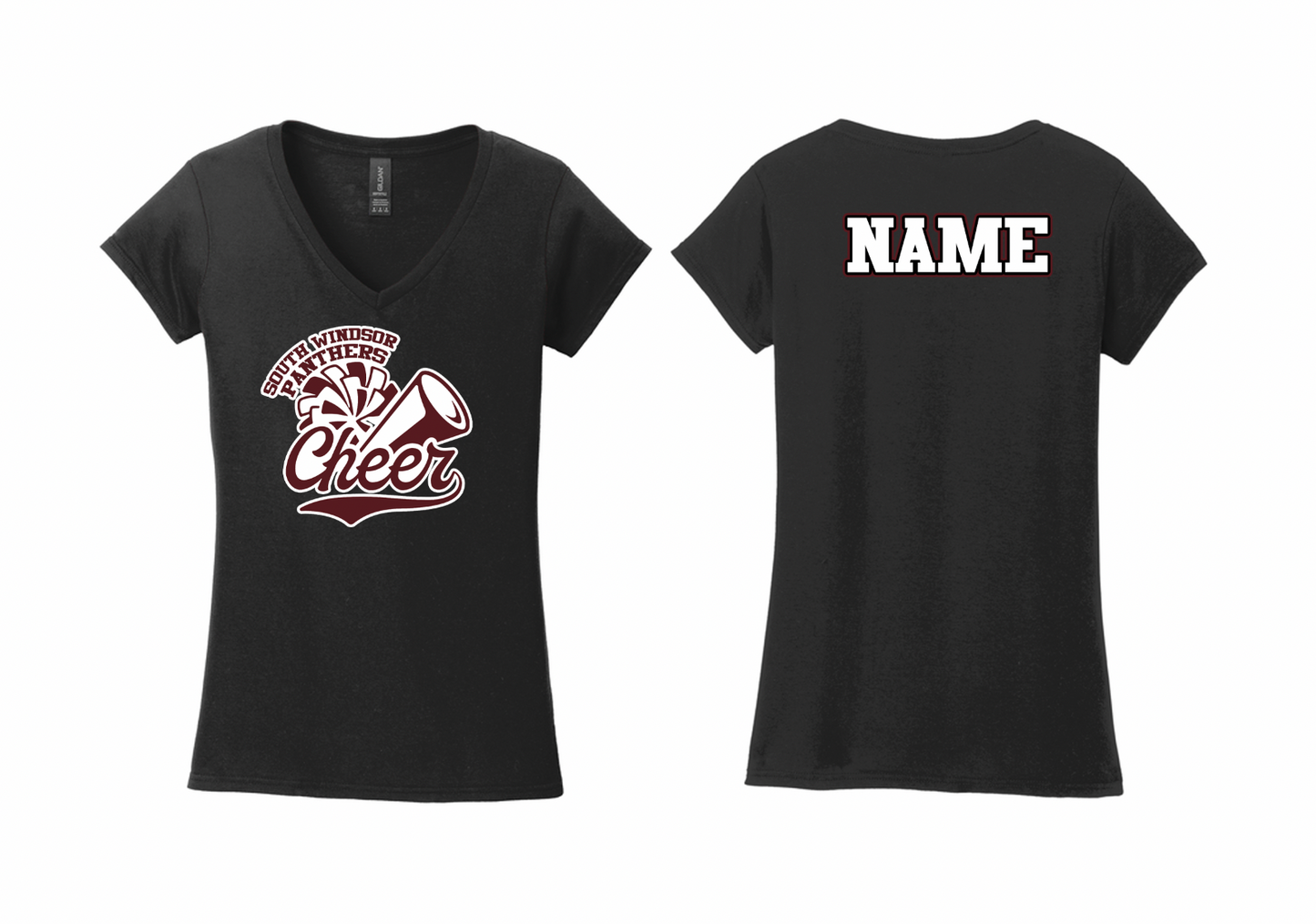 Panthers Cheer 2026 Women's V-Neck T-Shirt