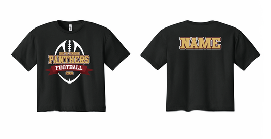 Panthers Football 2026 Crop Top