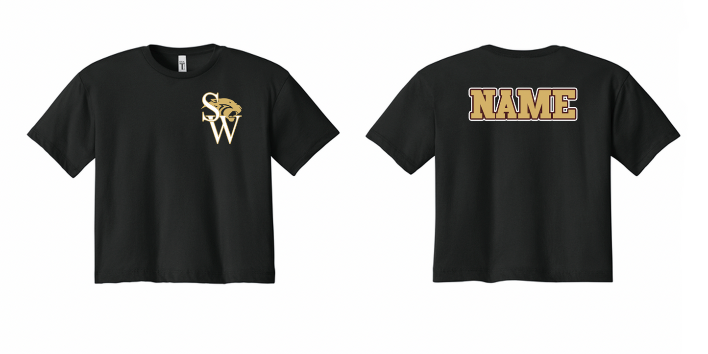Panthers Logo Emblem Crop Top