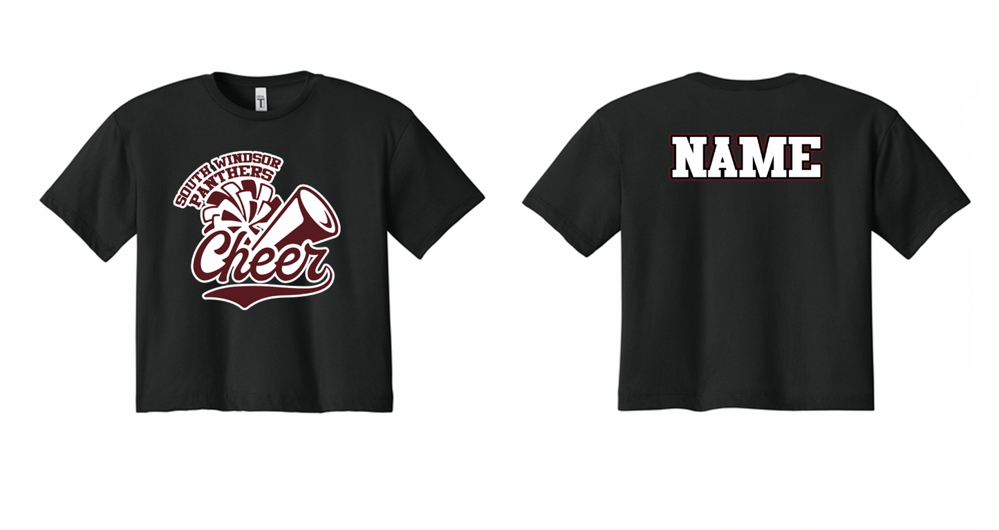 Panthers Cheer 2026 Crop Top