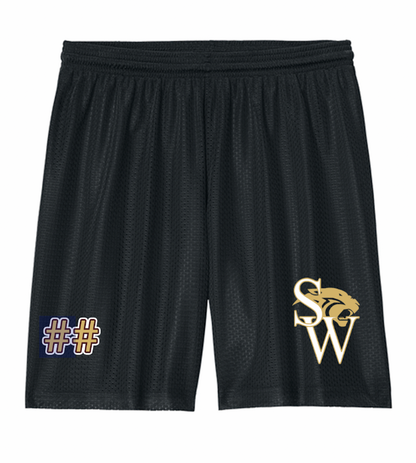Panthers Mesh Athletic Shorts