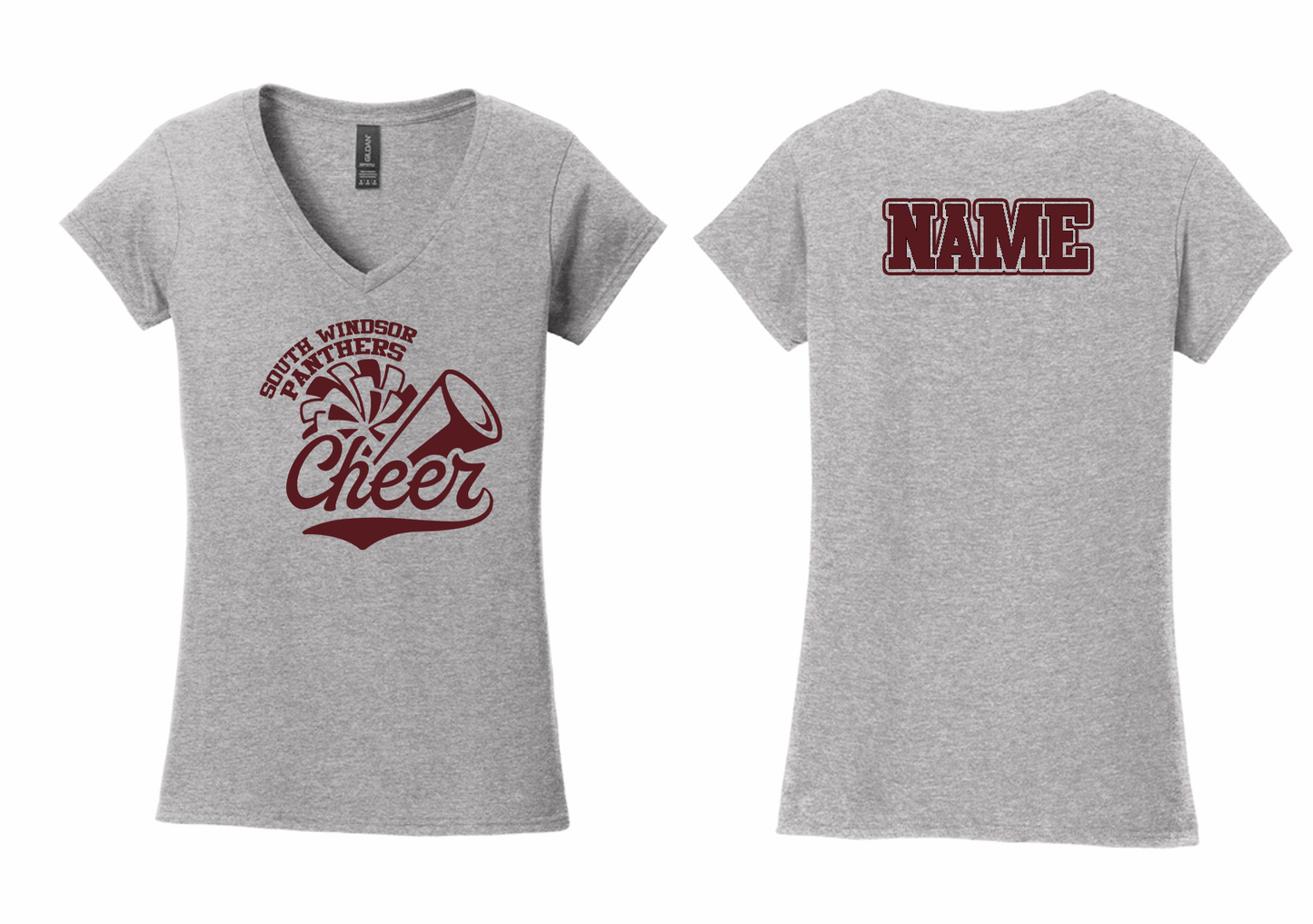 Panthers Cheer 2026 Women's V-Neck T-Shirt