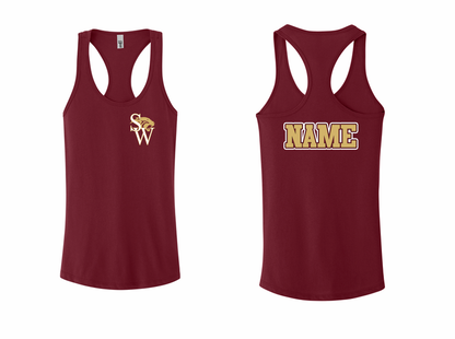 Panthers Logo Emblem Racerback Tank