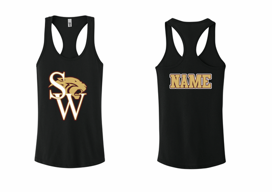 Panthers Large Logo Racerback Tank