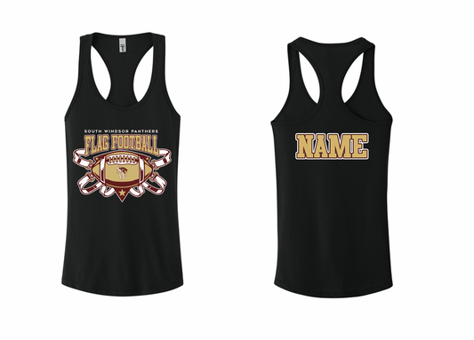 Panthers Flag Football Racerback Tank
