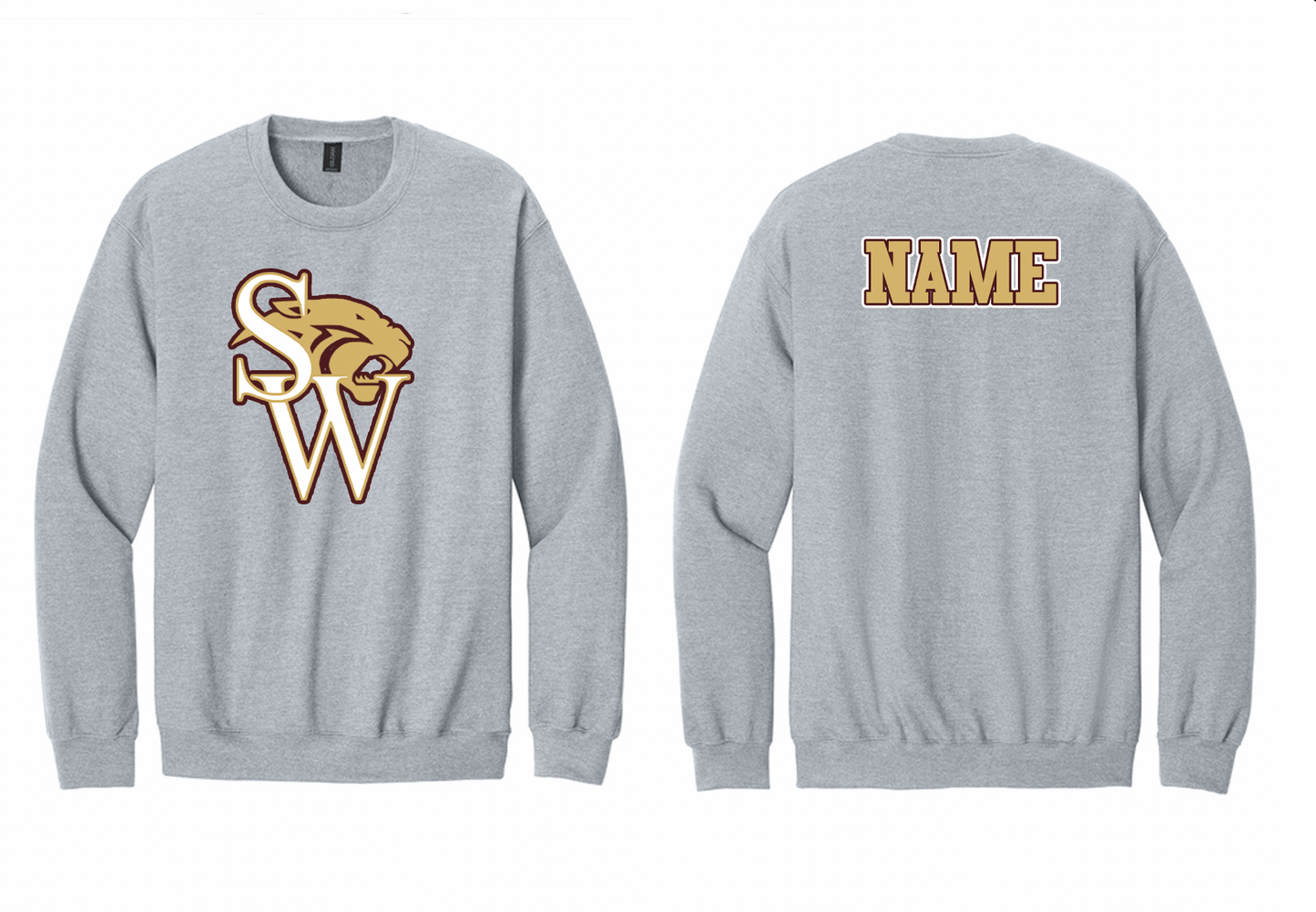 Panthers Large Logo Crewneck