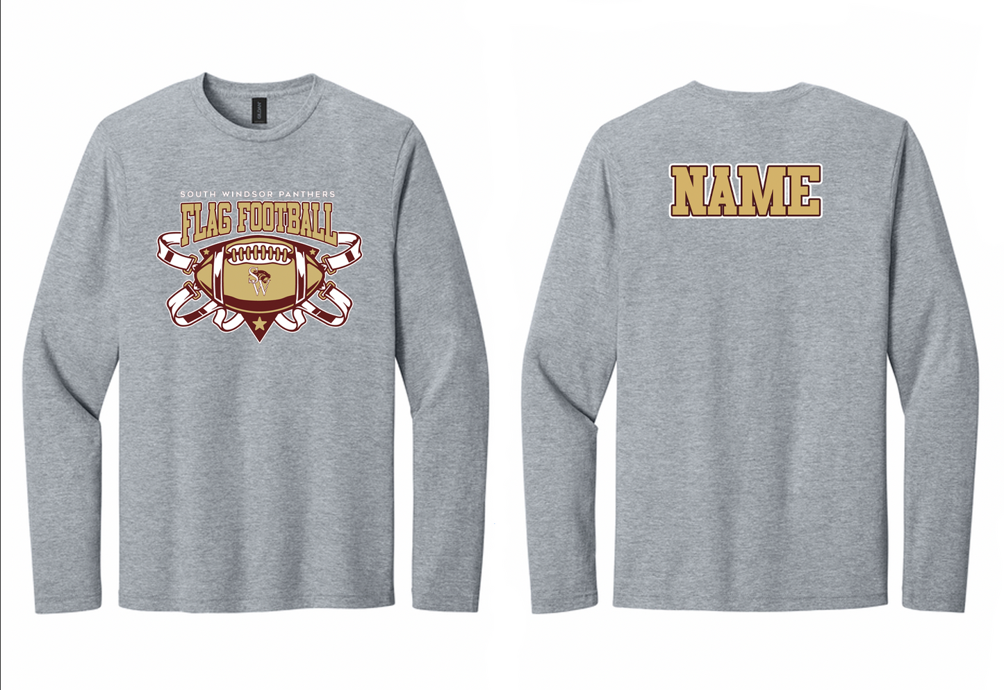 Panthers Flag Football Long-Sleeve T-Shirt