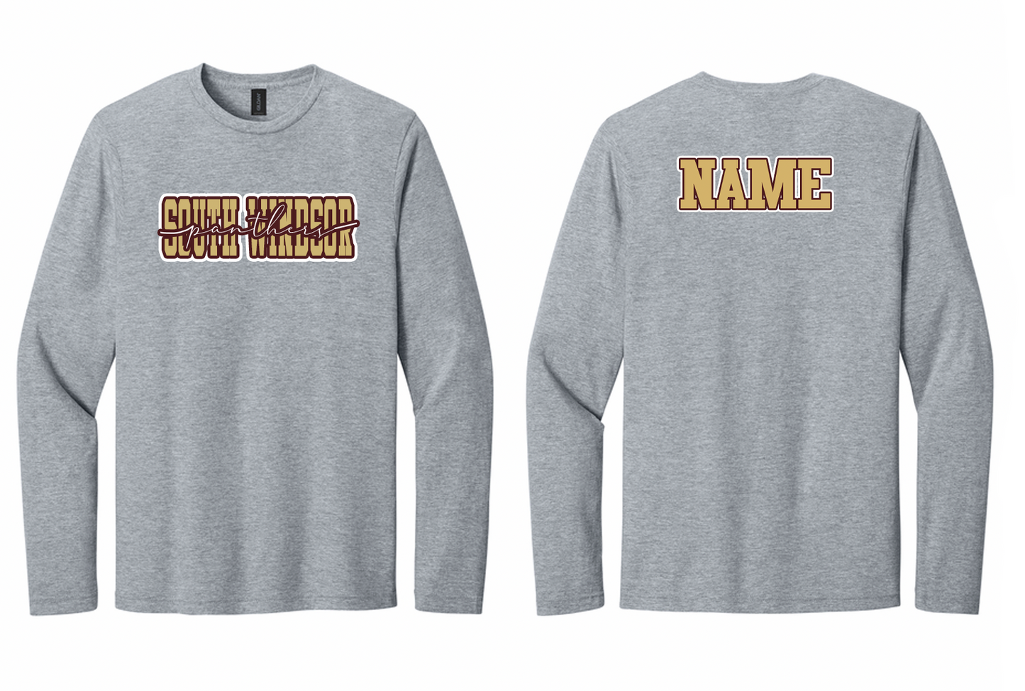 Panthers Cursive Long-Sleeve T-Shirt