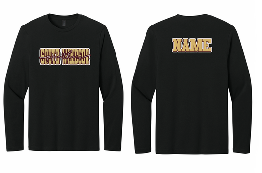 Panthers Cursive Long-Sleeve T-Shirt