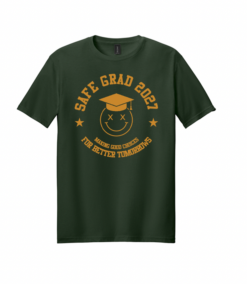 Smiley Safe Grad - Softstyle T-Shirts