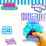 Taba Squishies Mushmeez Crystal Clear