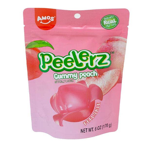Amos 4D Peelerz Peelable Fruit Gummy Candy (6oz) Multiple Flavors