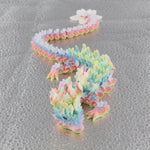 3D Printed Rainbow Blossom Dragon, 3D Printed Dragon