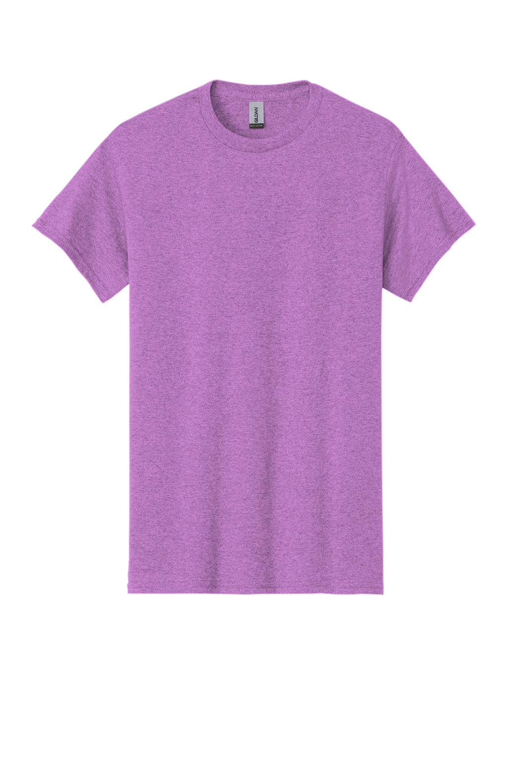 Gildan Mens/Unisex S/S Shirts Heather Radiant orchid