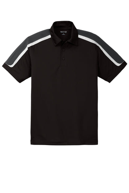 Sport-Tek Tricolor Shoulder Micropique Sport-Wick® Polo