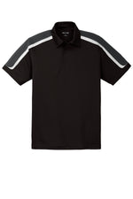 Sport-Tek Tricolor Shoulder Micropique Sport-Wick® Polo