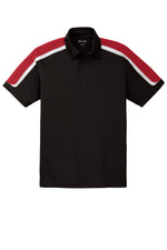 Sport-Tek Tricolor Shoulder Micropique Sport-Wick® Polo