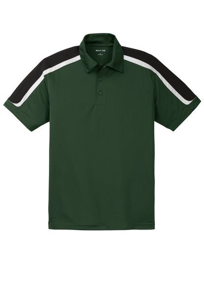 Sport-Tek Tricolor Shoulder Micropique Sport-Wick® Polo