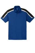 Sport-Tek Tricolor Shoulder Micropique Sport-Wick® Polo