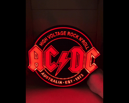 Cool Classic Rock 3D Lightbox