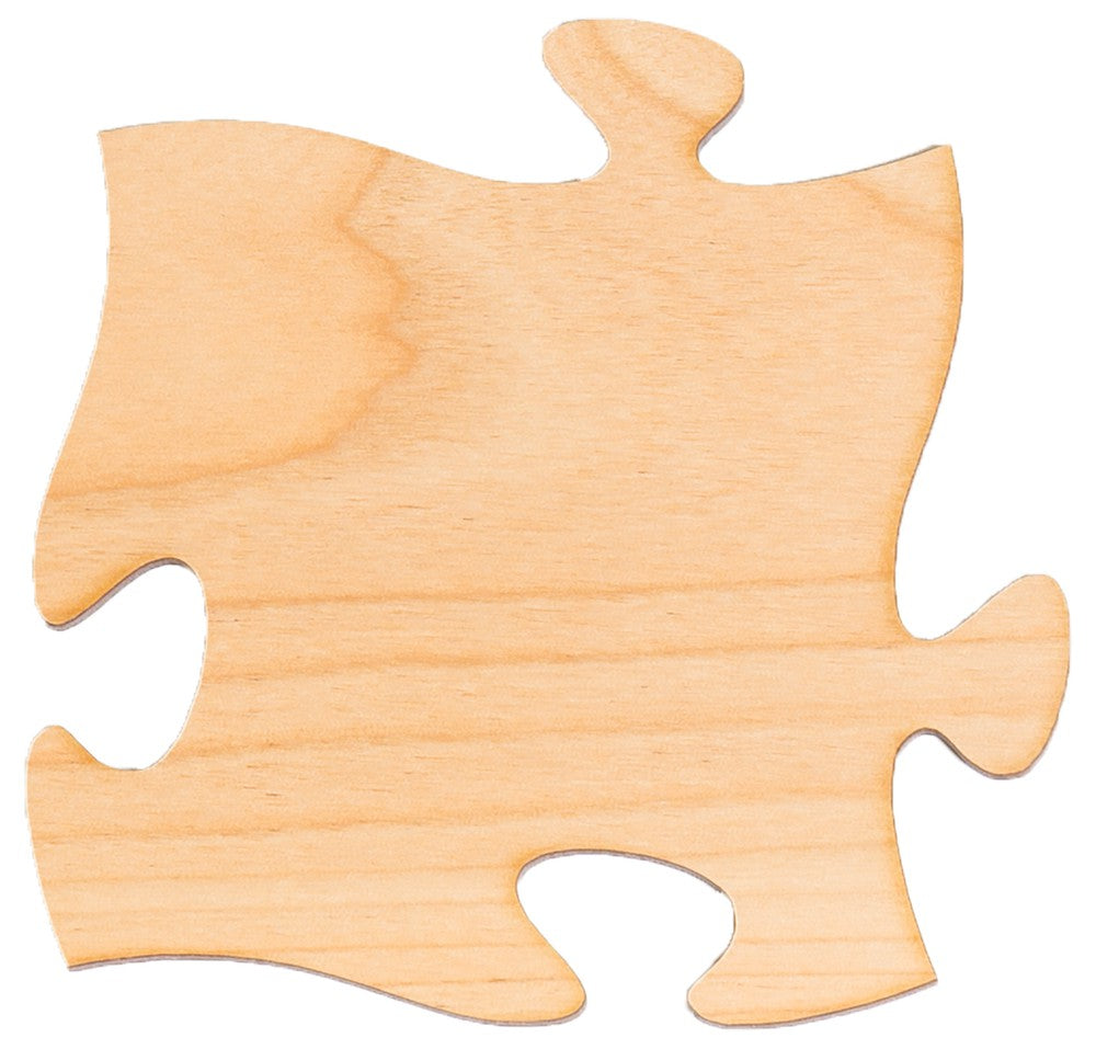 Set of 4 customizable puzzle coasters
