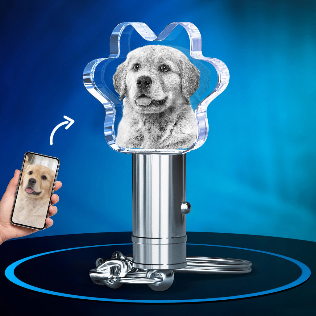 3D Crystal Photo Keychains Starting at $49