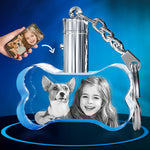 3D Crystal Photo Keychains Starting at $49