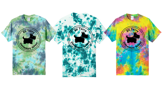 Eli Terry Tie Dye T-Shirts - Adults