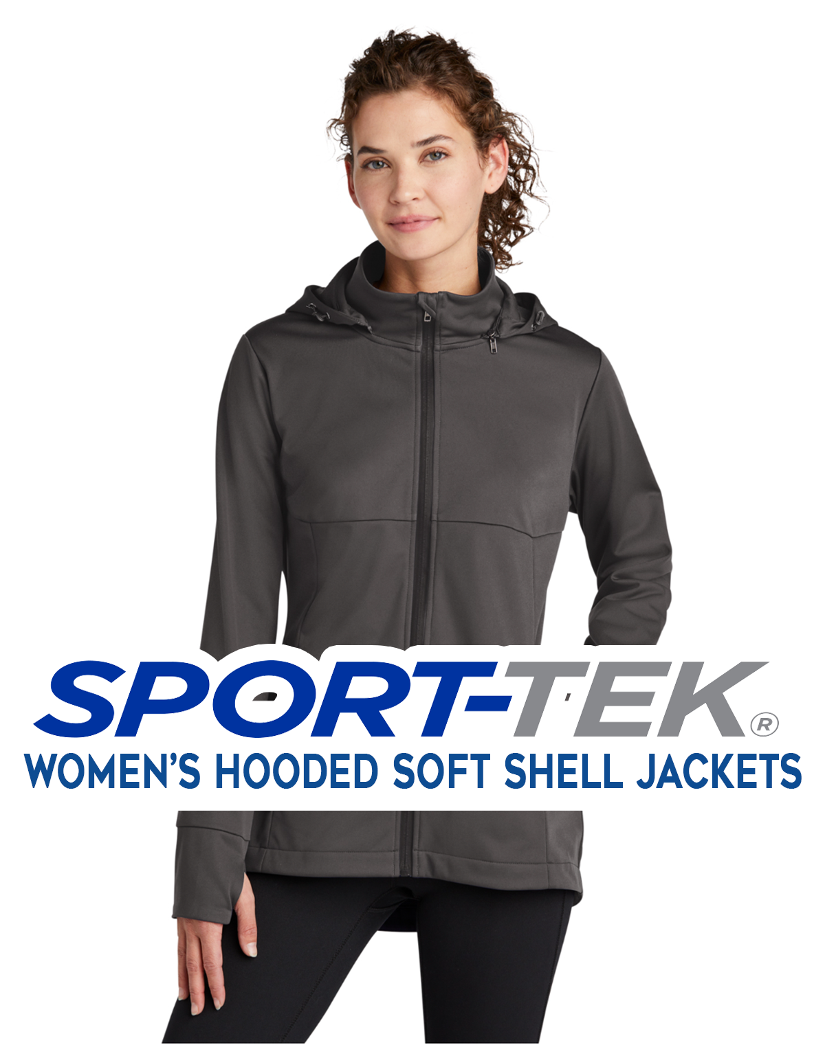 Sport-Tek® Ladies Hooded Soft Shell Jacket