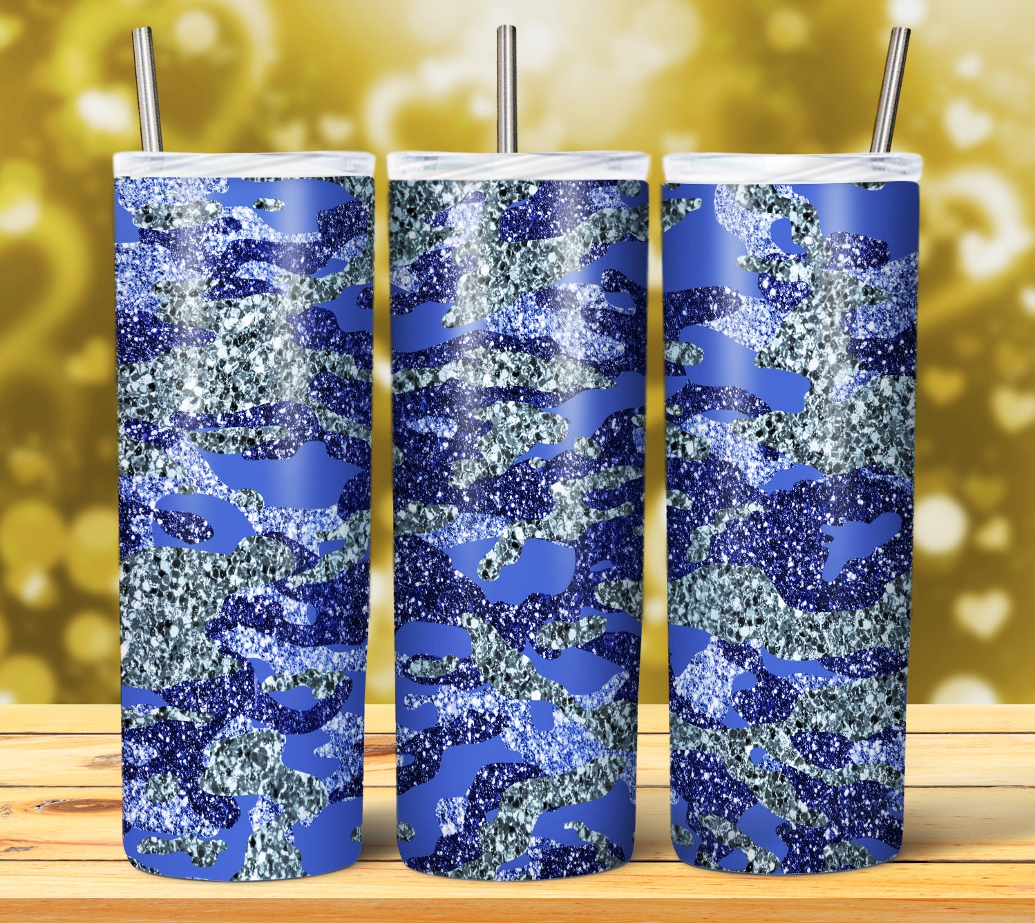 CAMOUFLAGE GLITTER TUMBLER DESIGNS 2023