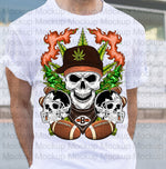 CANNABIS SKULL PNG designs 2023
