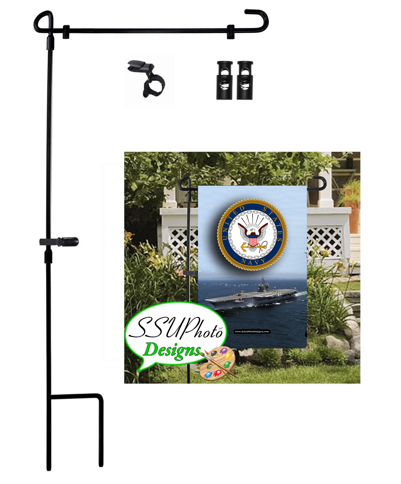 Military collection Garden Flags