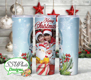 Winter Holiday Photo Collection 20oz Tumbler