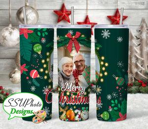 Winter Holiday Photo Collection 20oz Tumbler