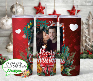 Winter Holiday Photo Collection 20oz Tumbler