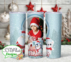 Winter Holiday Photo Collection 20oz Tumbler