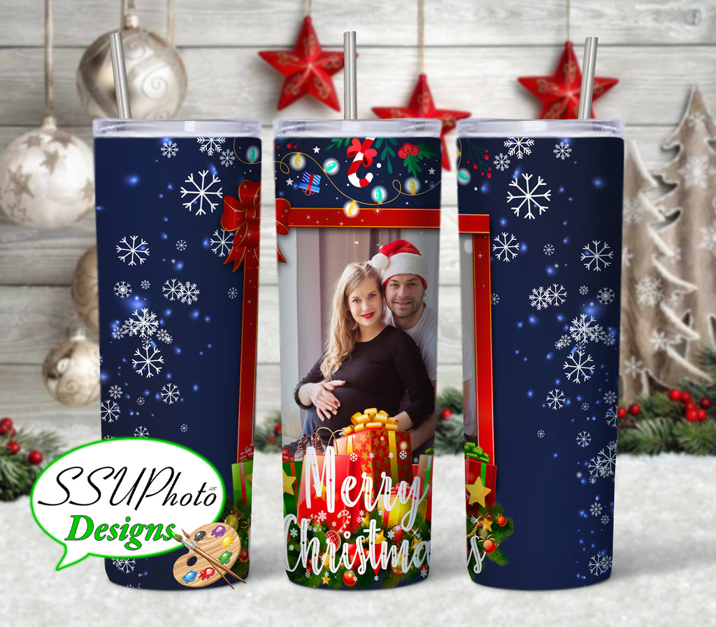 Winter Holiday Photo Collection 20oz Tumbler